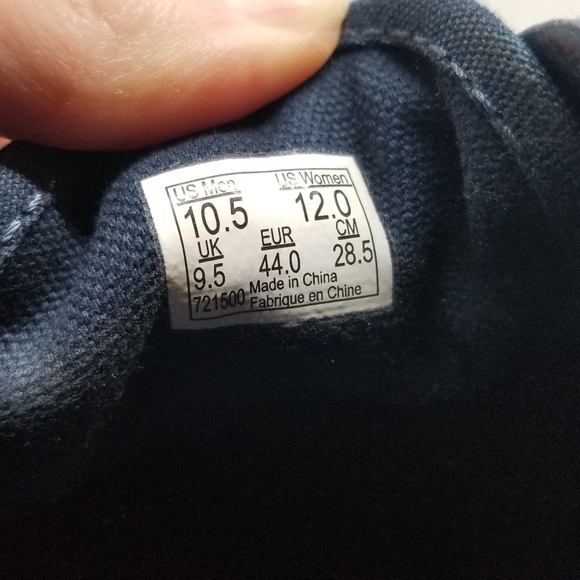 Vans Classic Lace Up True All Blue Unisex Women 12 / Men 10.5 - Picture 9 of 9